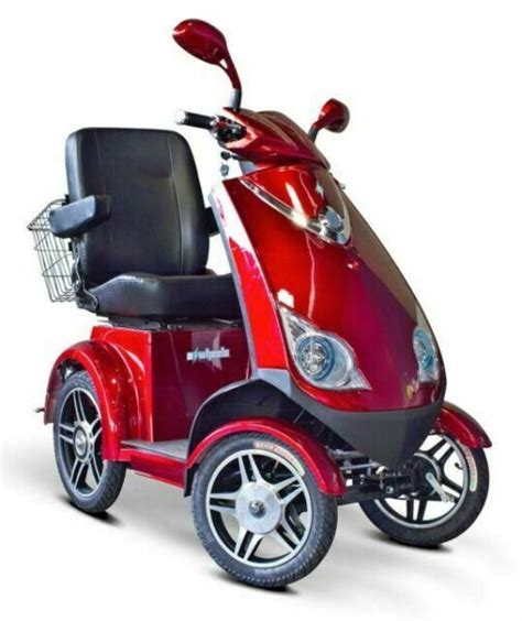 E Wheels Ew 72 4 Wheel Mobility Scooter Red For Sale Online Ebay