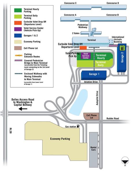 Dulles International Airport Terminal Map