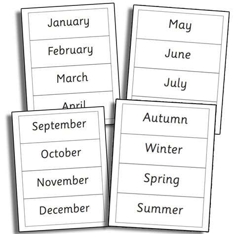 Months Of The Year Activity Sheet