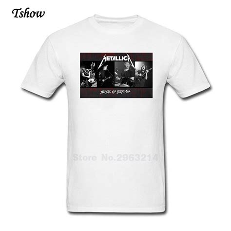 Metallica T Shirt Man Casual Summer Print Cotton Short Sleeve Male