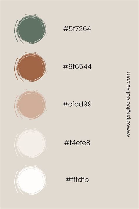 Earthy Color Palette Alpnglo Creative In 2021 Earthy Color Palette