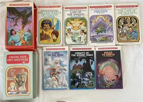 lot of 7 vintage choose your own adventure books and collector cases 26 50 picclick