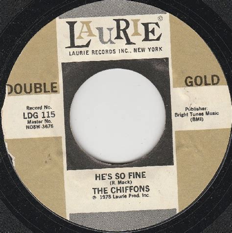 The Chiffons Hes So Fine A Love So Fine 1978 Vinyl Discogs