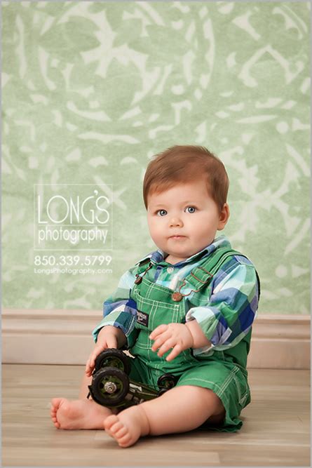 Kolt Six Month Baby Photos Tallahassee Photographers Longs