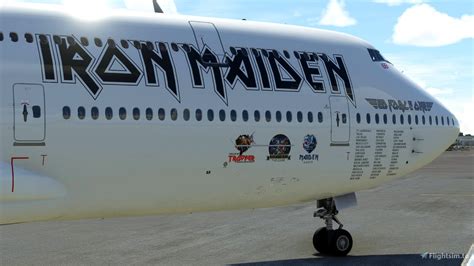 Boeing 747 8i Iron Maiden Ed Force One Salty Pour Microsoft Flight