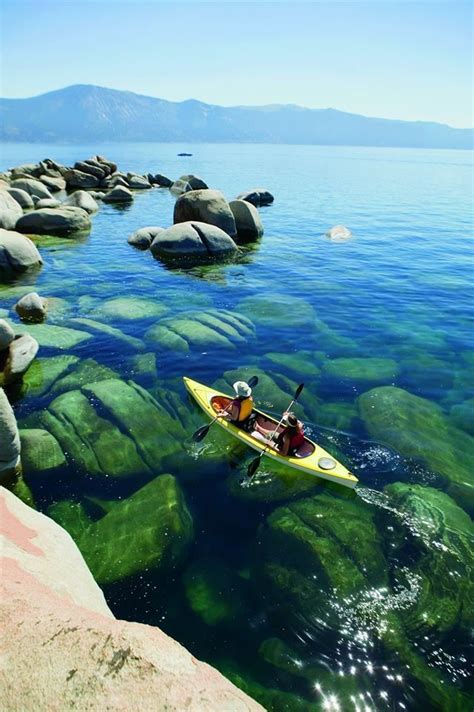 Crystal Clear Waters Of Lake Tahoe Beautiful Places In California