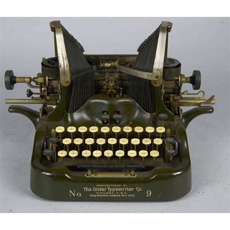 The Print Type Oliver Typewriter No 9