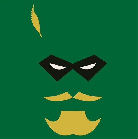 Green Arrow Face Etsy