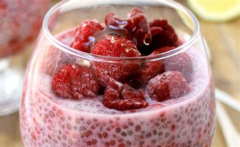 Lemon Raspberry Chia Pudding Certified Health Coach