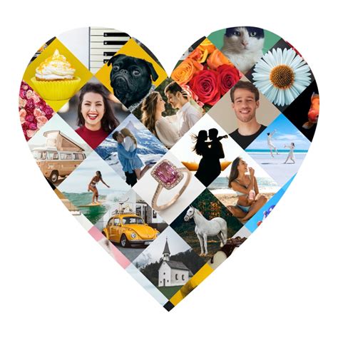 9 Heart Photo Collages And How To Make Them
