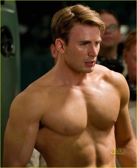 Chris Evans Ripped Torso And Bare Chested Naked Male Celebrities