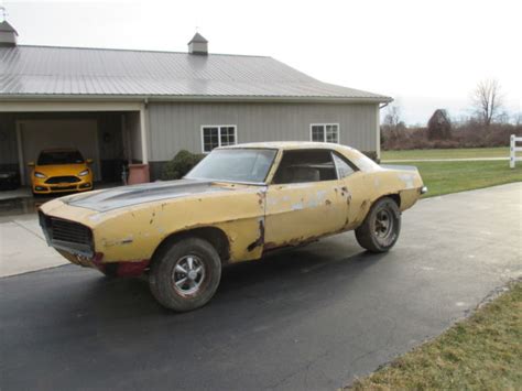 1969 Camaro Behind The Barn Find Rough Project For Sale Photos