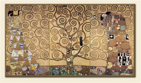 The Tree Of Life Gustav Klimt 1905 Tree Silhouette Tattoo Planer