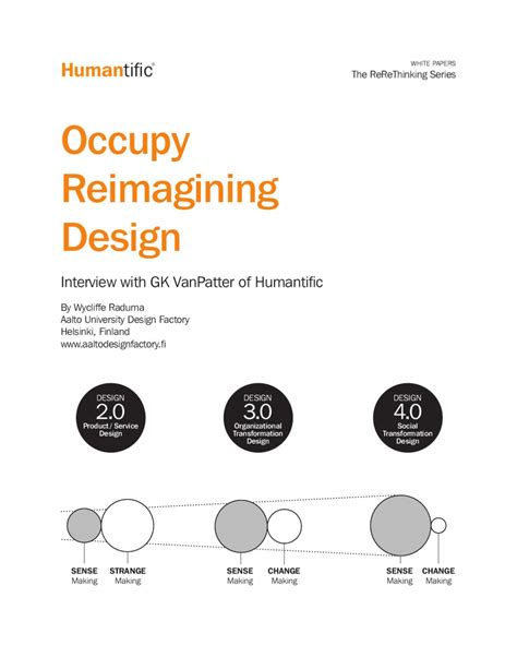 Occupy Reimagining Design by HUMANTIFIC - Issuu