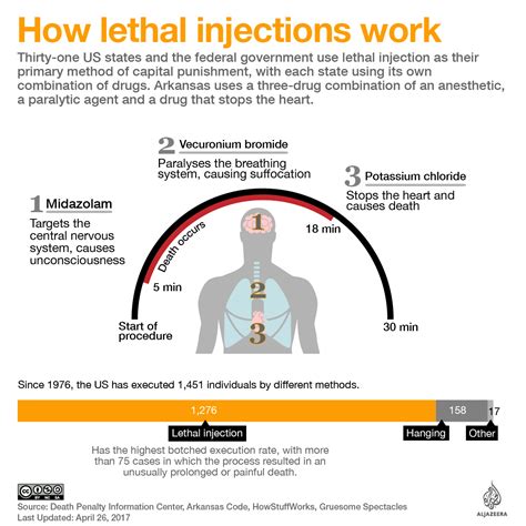 How Do Lethal Injections Work Infographic News Al Jazeera