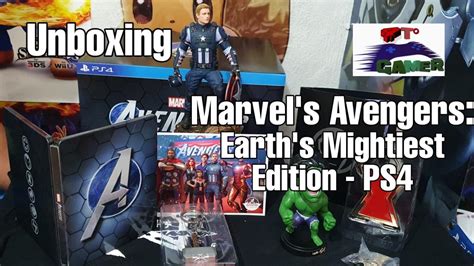 Unboxing Marvels Avengers Earths Mightiest Edition Ps4 El Cuarto 4to