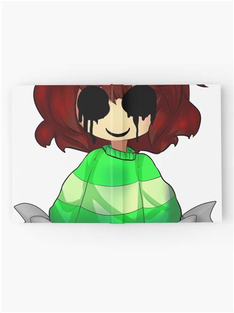 Undertale Chara Erase Hardcover Journal By Kieyrevange Redbubble