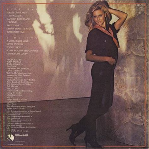 Olivia Newton John Totally Hot Autographed Uk Vinyl Lp Album Lp Record 799573