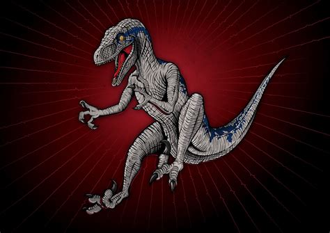 Velociraptor Blue Jurassic World Instant Download Etsy Blue Jurassic World Jurassic World