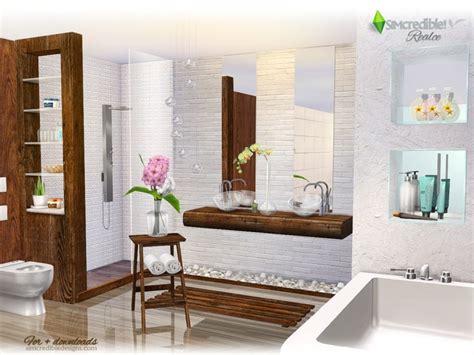 Sims 4 Ccs The Best Bathroom By Simcredible