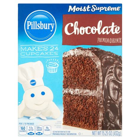 Pillsbury Moist Supreme Chocolate Premium Cake Mix 1525 Oz