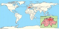 Zürich on the World Map