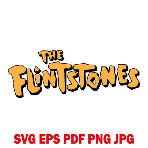 The Flintstones Clipart The Flintstones Logo Svg Digital Etsy