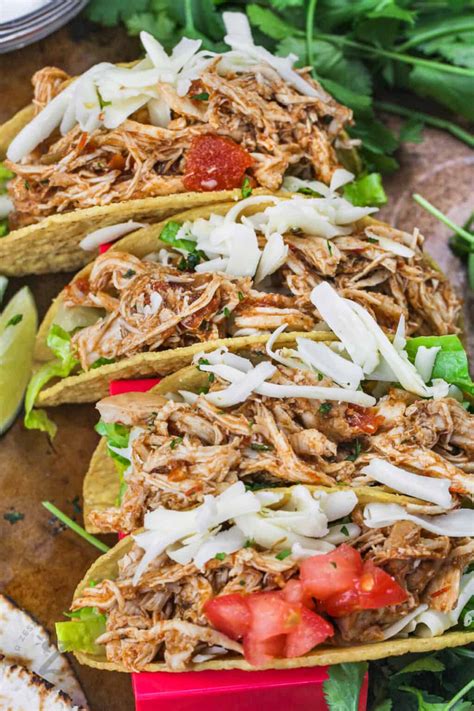Instant Pot Shredded Chicken Tacos Our Zesty Life