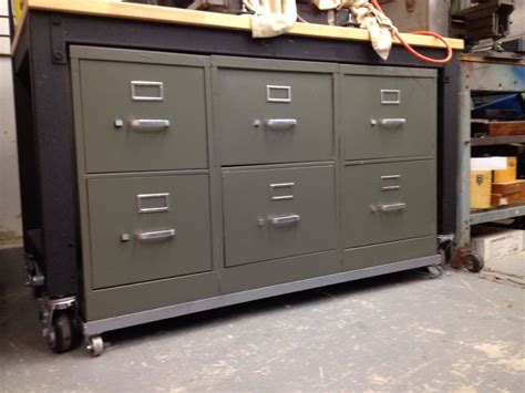 Storage cabinets can help you save time and effort while fulfilling storage needs. Filing Cabinets modified into tool cabinet/rolling work ...