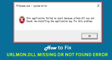 Fix Urlmon Dll Missing Or Not Found Error On Windows