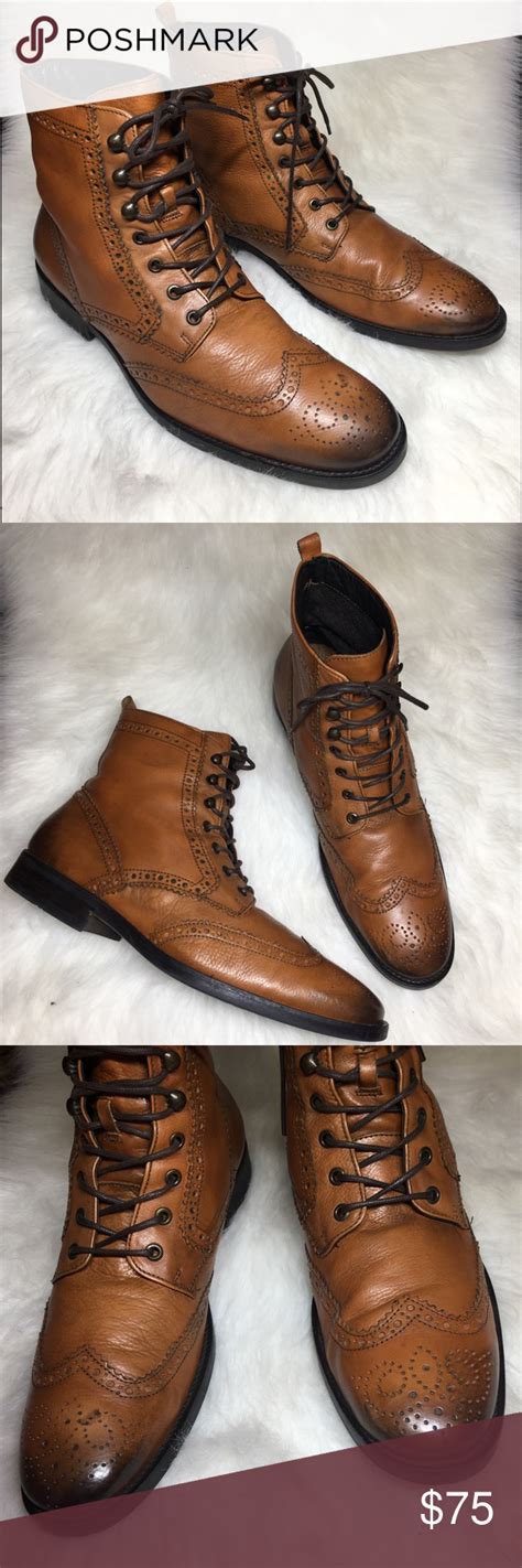 There are 50 johnston murphy boot for sale on etsy, and. Johnston & Murphy cognac wingtip high top boots | Wingtip ...