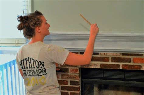 Wood brings warmth and coziness and whitewashing makes a great neutral yet textural backdrop in your. How to Whitewash Brick - Our Fireplace Makeover | White ...