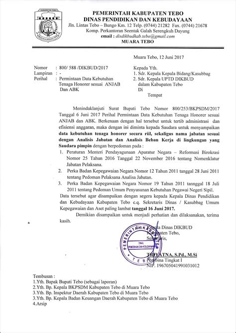 Contoh Surat Permohonan Pegawai Ke Bkd Surat Permohonan Desain