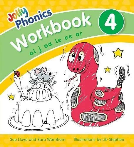 Jolly Phonics Workbook 4 In Precursive Letters British English