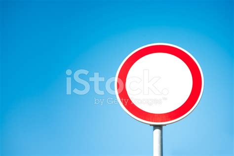 Prohibitory Traffic Sign Stock Photo Royalty Free Freeimages