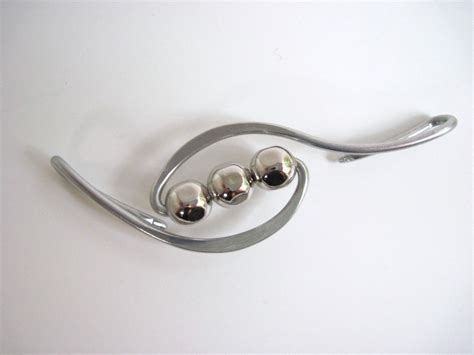 Handmade Sterling Silver Shawl Pin By Plover Wire Jewelry Patterns