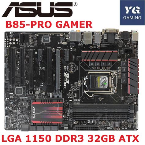 Asus B85 Pro Gamer Desktop Motherboard Intel B85 Lga 1150 Ddr3 32gb Atx