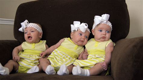 Triplets Would Be A Handfull But So Worth It Baby Love Triplets