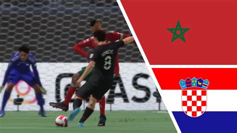 【FIFA 22】F① | Croatia vs Morocco | FIFA World Cup Qatar 2022【PS4】 - YouTube