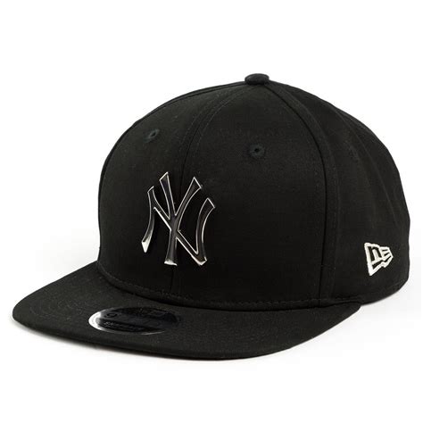 New Era Snapback Metal Badge New York Yankees Black 9fifty Black