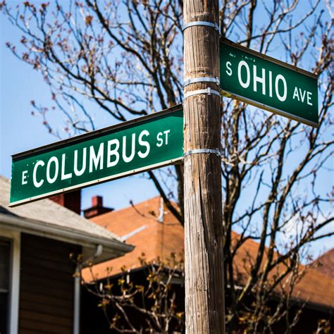 Columbus And Ohio Signs