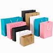 禮品紙袋包裝定制禮品服裝購物袋牛皮紙純色黑白粉色 - APremiums Gifts