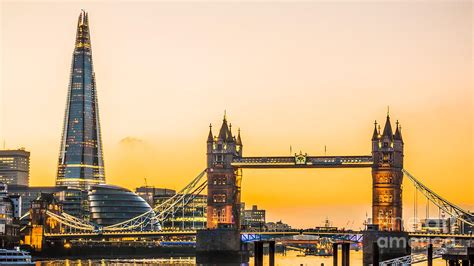 London Tower Bridge And The Shard Photograph By Emre Zengin Fine Art