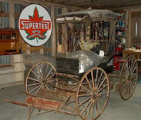A Barn Findan Early Unrestored Mclaughlin Carriage At The