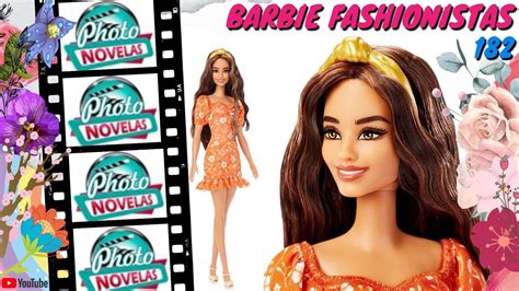 🍊barbie Fashionistas 182 A Menina Tropicaliente De Fibras Macias E