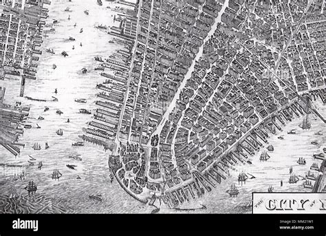 1879 Map Of Lower Manhattan 1879 Stock Photo Alamy