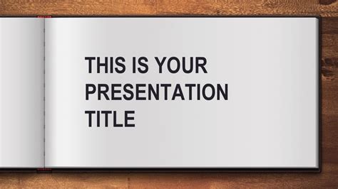 Powerpoint Book Template