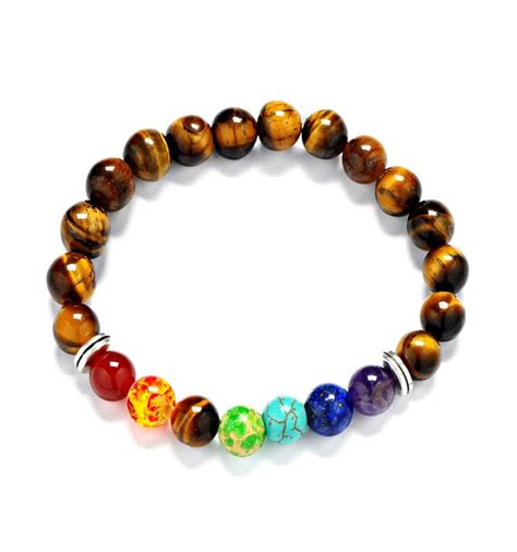 Buying Cheap Bracelet The Power Of The Stones 7 Chakra Tiger Eye