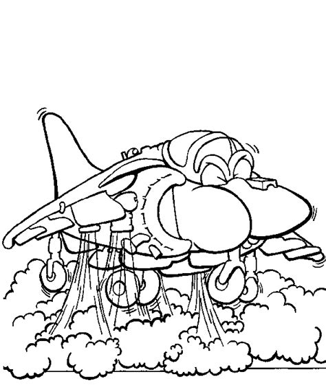 Printable Airplane Coloring Sheet - For Kids Boys Drawing a Plane