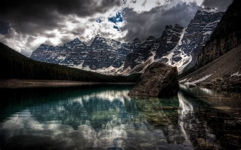 Fondos De Pantalla 2560x1600 Px Canadá Nubes Lago Paisaje